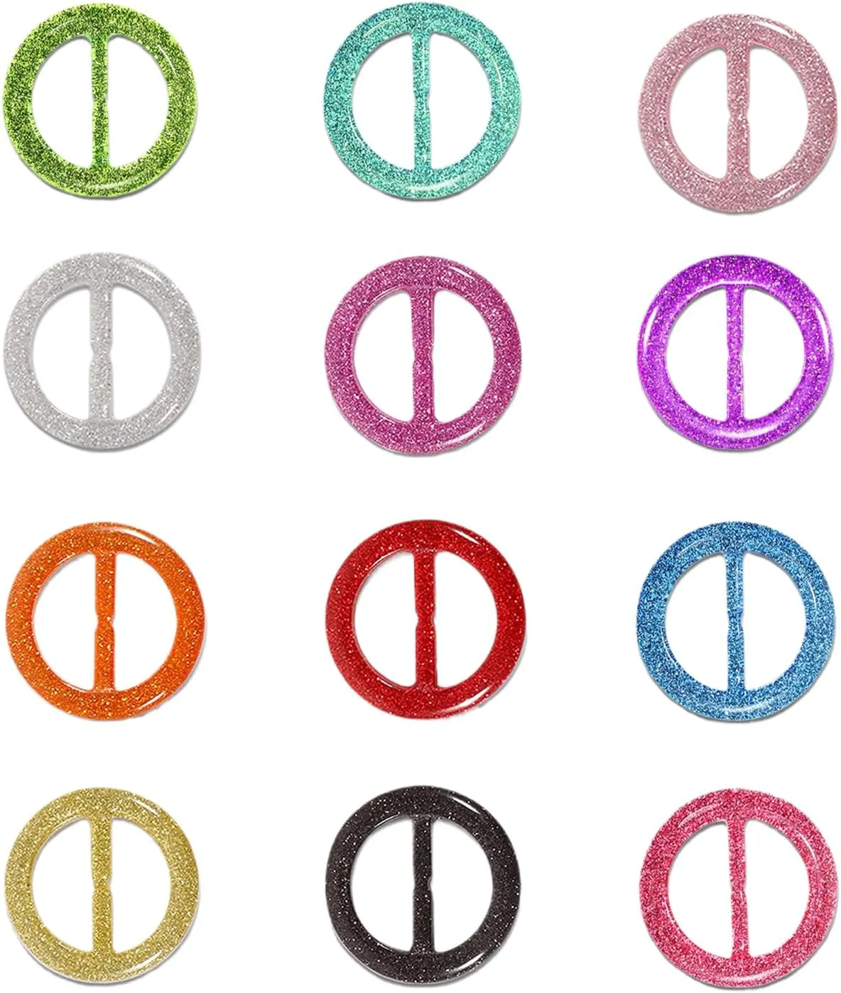 12PCS Silk Scarf Ring Clip for Women Fashion Resin Ring Scarves Clasp Waist Buckle for Shirts Clothing Clothing Ring Wrap Holder T-shirt Tie Clips Clothing Ring Wrap Holder Fashion Round Circle Clip Belt Buckle