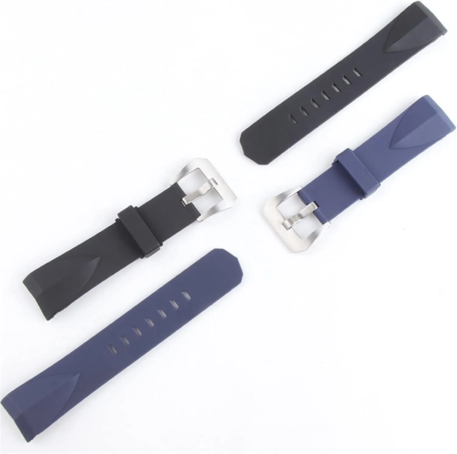 22mm 24mm Silicone Watch Bands Fit For Corum Sports Rubber Strap Fashion Wrist Watch Bracelet Replacement Accessories Parts