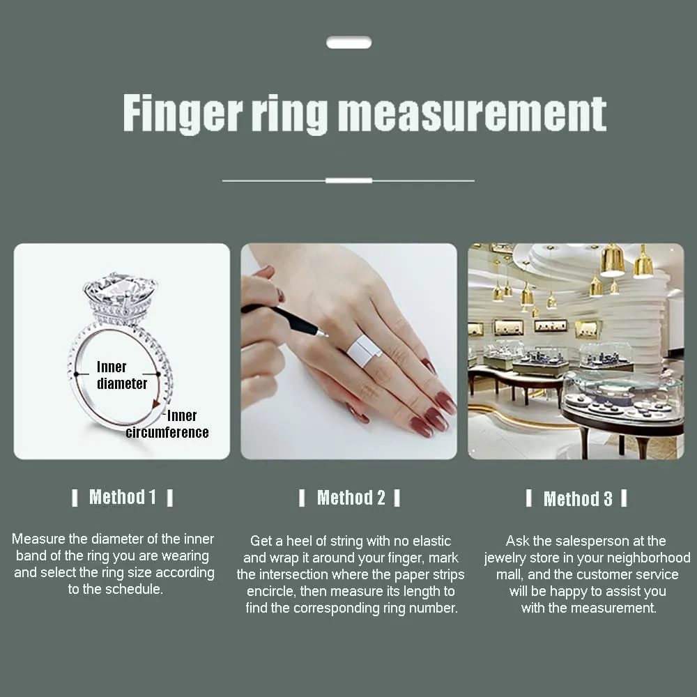 925 Sterling Silver Four Leaf Clover Promise Rings Fine Jewelry Engagement Wedding Rings for Women Pink/Green Cubic Zirconia Interchangeable Bridal Ring