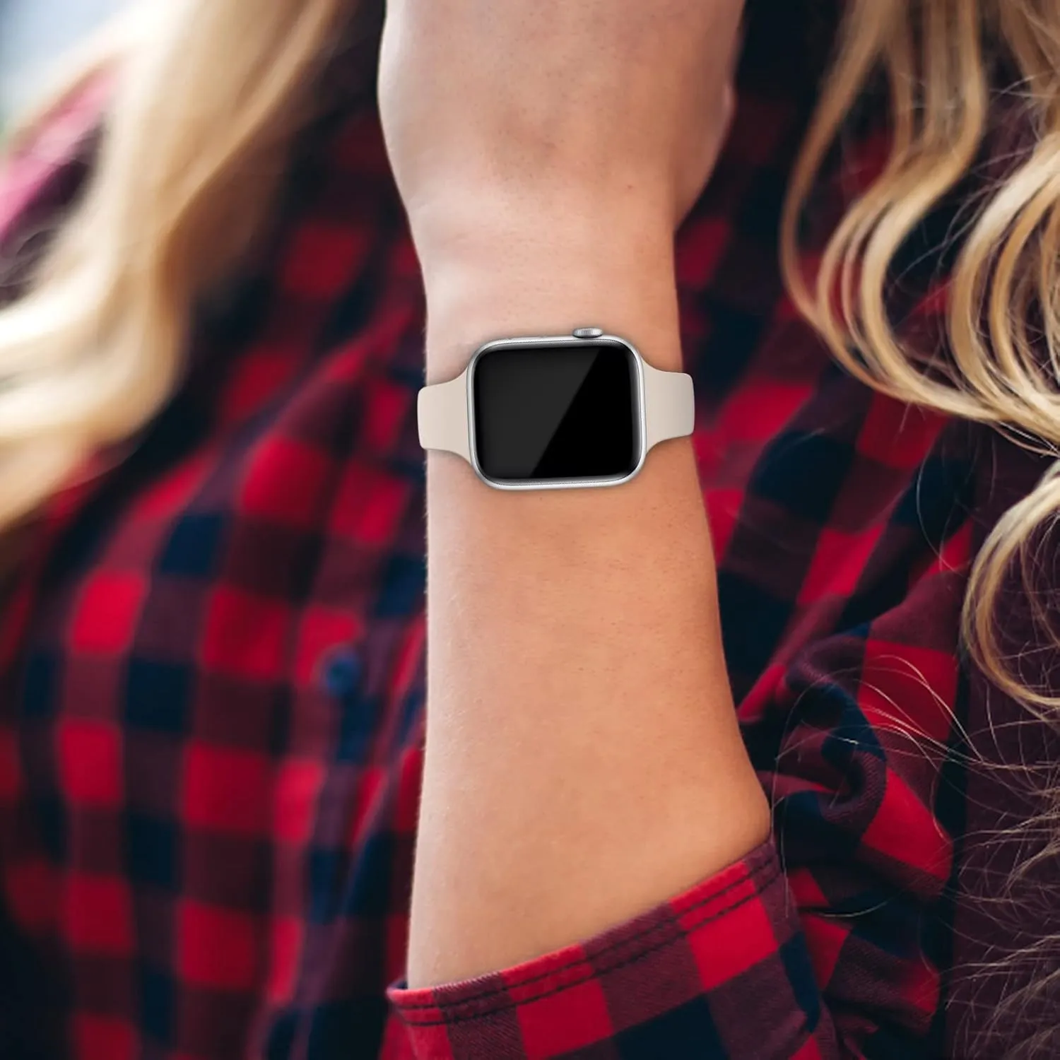 Acrbiutu Thin Slim Band Compatible with Apple Watch 38mm 40mm 41mm 42mm 44mm 45mm 46mm 49mm, Replacement Soft Silicone Sport Strap Wristbands for iWatch Series 10/9/8/7/6/5/4/3/2/1 Ultra SE Women Men