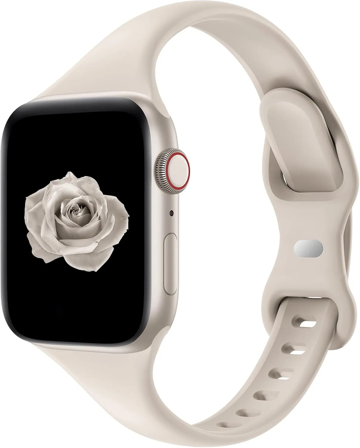 Acrbiutu Thin Slim Band Compatible with Apple Watch 38mm 40mm 41mm 42mm 44mm 45mm 46mm 49mm, Replacement Soft Silicone Sport Strap Wristbands for iWatch Series 10/9/8/7/6/5/4/3/2/1 Ultra SE Women Men