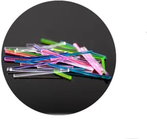 Approx 50 Roots Plastic Ear Studs Sticks Allergy Free Earrings Studs