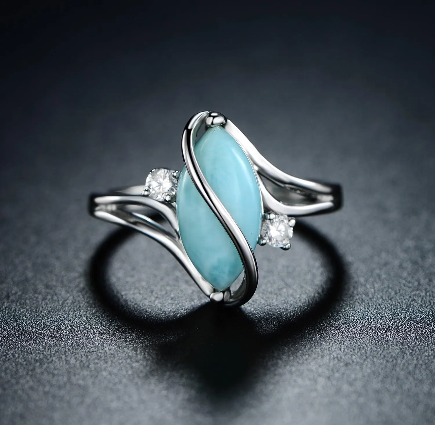 Barzel Rose Gold & White Gold Plated Created Ruby, White Fire Opal & Cubic Zirconia Accents Ring