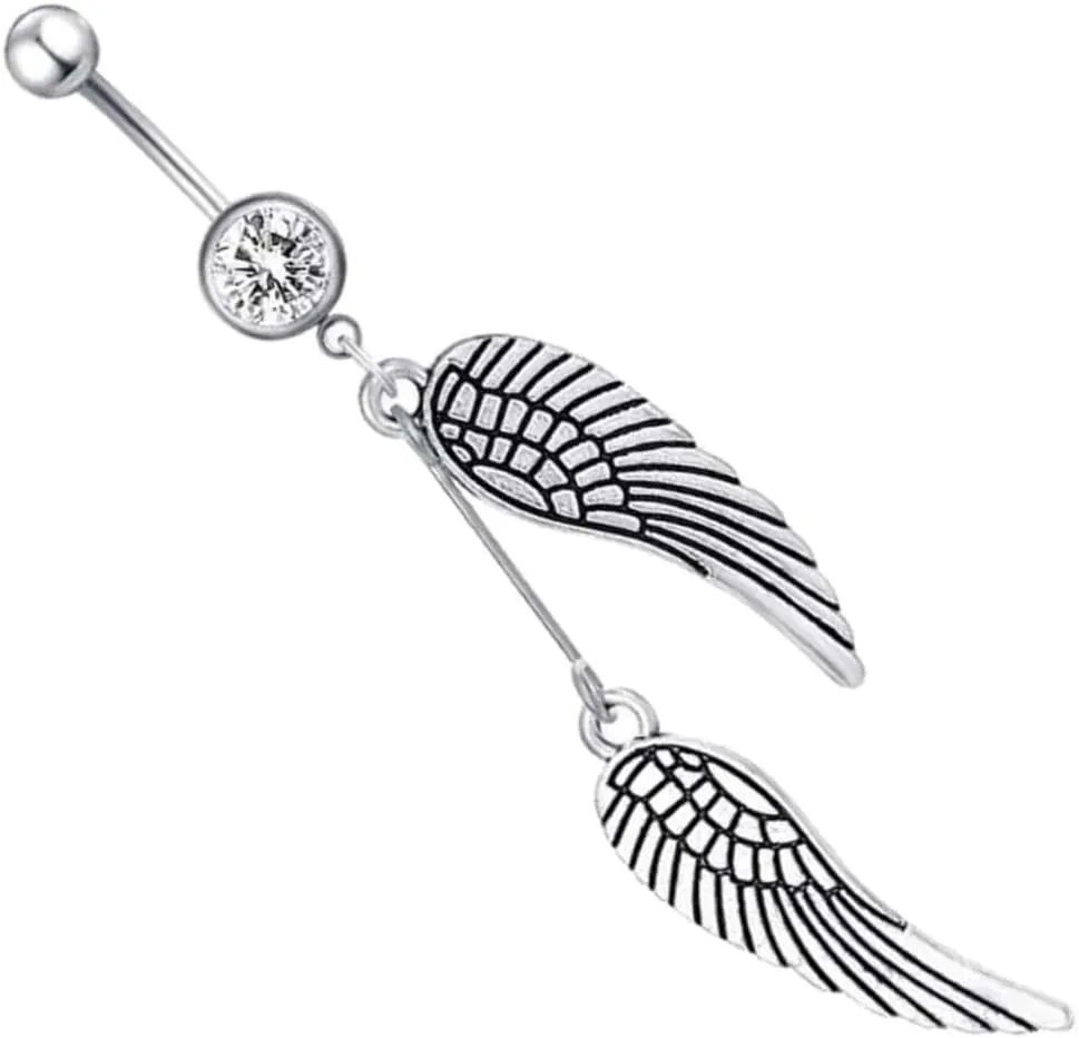 BESPORTBLE Navel Ring Jewelry Bellybutton Ring for Women Body Piercing Fashionable Belly Button Jewelry Decor