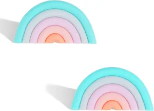 Boho Polymer Clay Rainbow Earrings for Women Dangling, Cute Multicolor Handmade Vintage Bohemian Tassel U Shape Oval and Round Shape Ceramic Clay Drop Earrings Pendant Bulk Jewelry