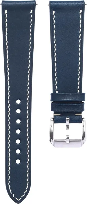 Buttero Full Grain vegetable tanned Leather Mens Watch Band - 19mm 20mm 22mm Quick Release Watch Band - Handmade Premium Leather Watch Strap - Italian Genuine Leather Replacement Band