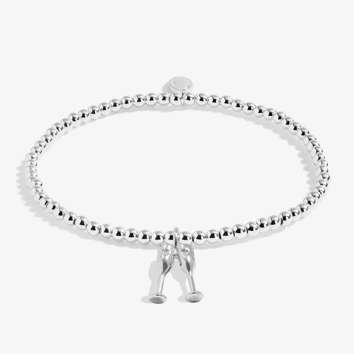Christmas A Little Christmas Cheers Silver Plated Bracelet 7565
