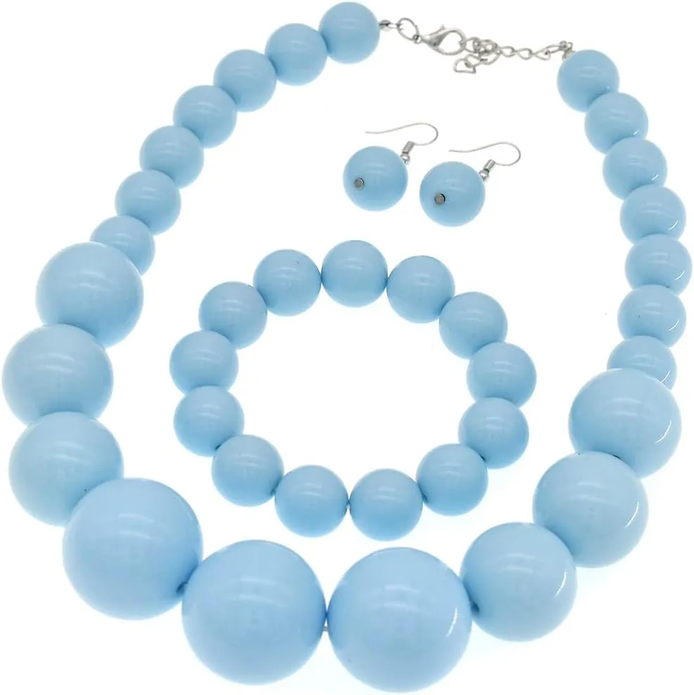 Chunky Simple Layer Stylish Faux Pearl with Crystal Bead Necklace for Women Discover the Epitome of Sophistication Elevate your Look with the Harmonious Fusion of Faux Pearls and Shimmering Crystal