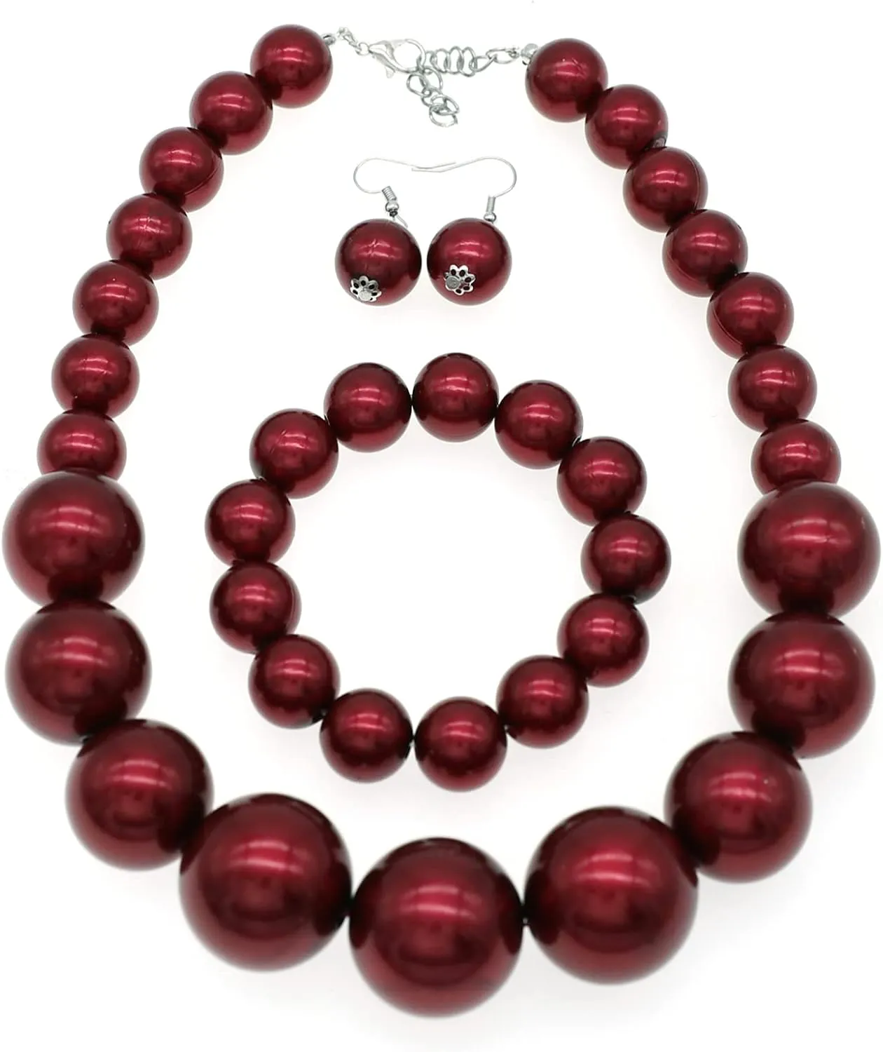 Chunky Simple Layer Stylish Faux Pearl with Crystal Bead Necklace for Women Discover the Epitome of Sophistication Elevate your Look with the Harmonious Fusion of Faux Pearls and Shimmering Crystal