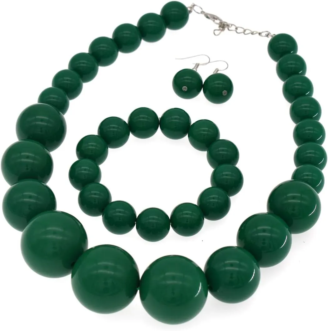 Chunky Simple Layer Stylish Faux Pearl with Crystal Bead Necklace for Women Discover the Epitome of Sophistication Elevate your Look with the Harmonious Fusion of Faux Pearls and Shimmering Crystal