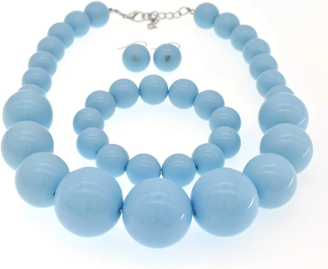 Chunky Simple Layer Stylish Faux Pearl with Crystal Bead Necklace for Women Discover the Epitome of Sophistication Elevate your Look with the Harmonious Fusion of Faux Pearls and Shimmering Crystal