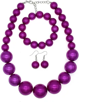 Chunky Simple Layer Stylish Faux Pearl with Crystal Bead Necklace for Women Discover the Epitome of Sophistication Elevate your Look with the Harmonious Fusion of Faux Pearls and Shimmering Crystal