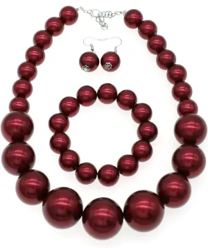 Chunky Simple Layer Stylish Faux Pearl with Crystal Bead Necklace for Women Discover the Epitome of Sophistication Elevate your Look with the Harmonious Fusion of Faux Pearls and Shimmering Crystal
