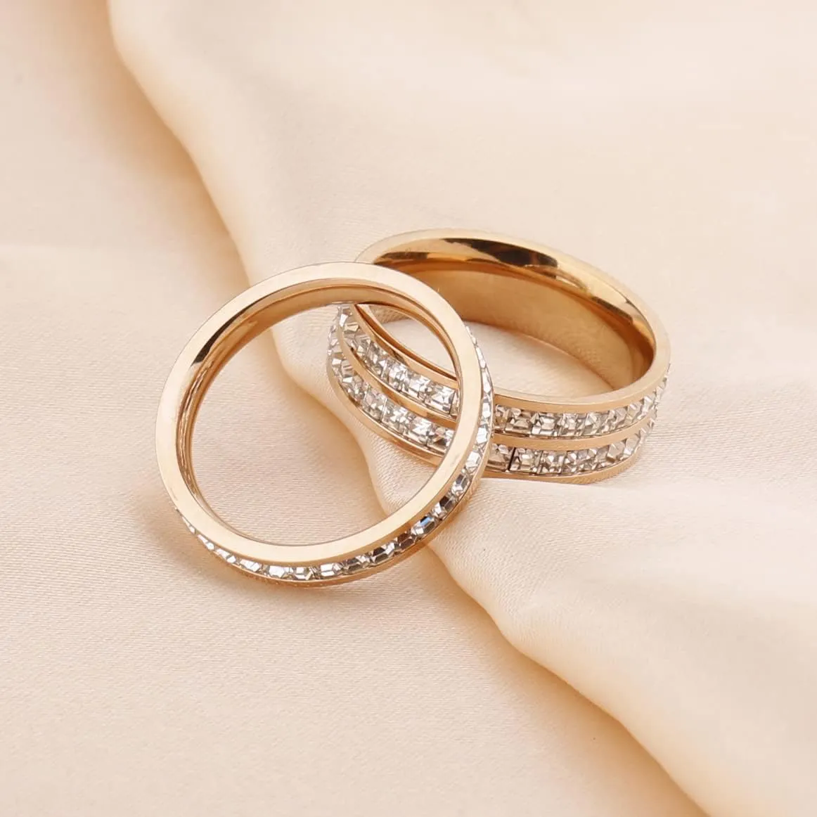 Couples Ring wedding Ring Set His Hers Couples Matching Rings Couples Love You Forever Wedding Bands Sets for Him and Her Promise Gift