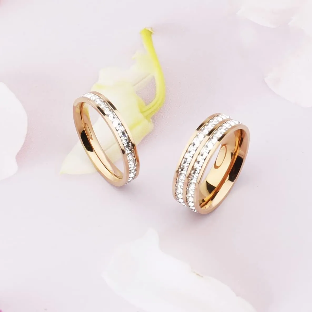 Couples Ring wedding Ring Set His Hers Couples Matching Rings Couples Love You Forever Wedding Bands Sets for Him and Her Promise Gift