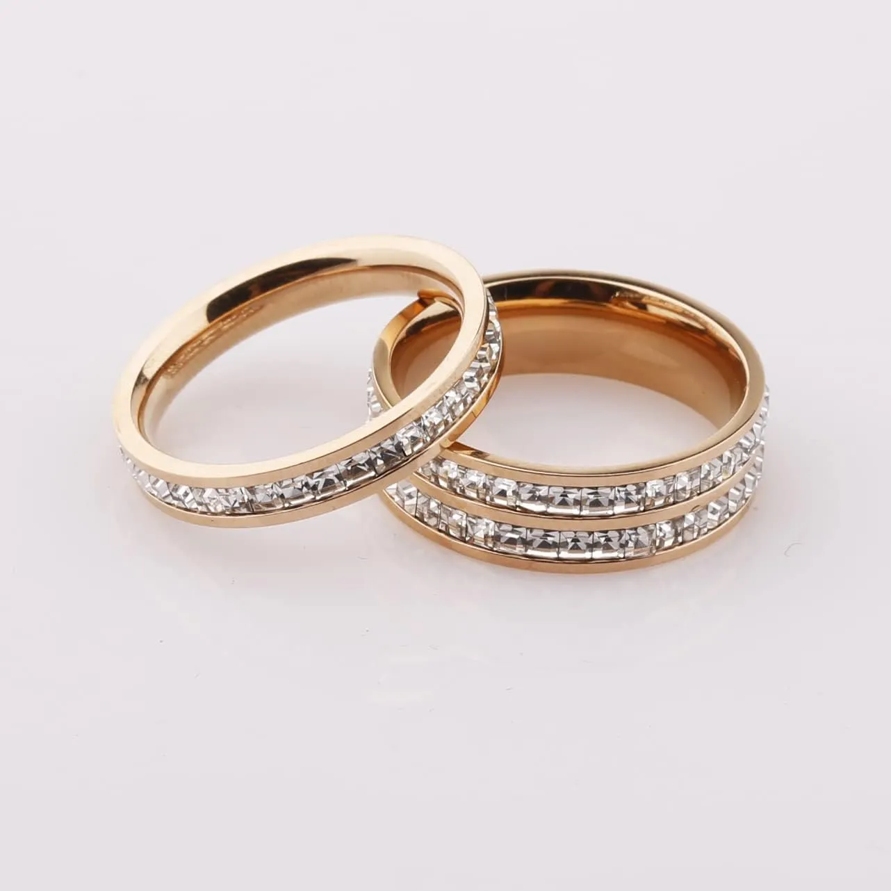 Couples Ring wedding Ring Set His Hers Couples Matching Rings Couples Love You Forever Wedding Bands Sets for Him and Her Promise Gift