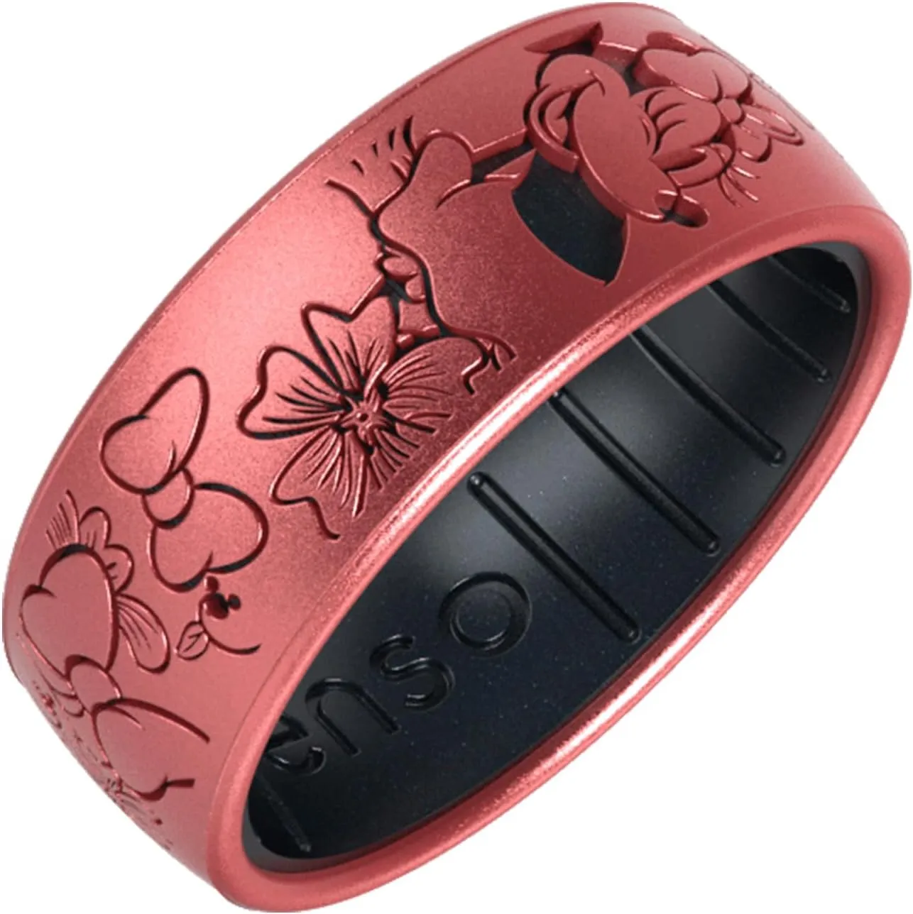 Enso Rings Disney Silicone Ring - Valentine's Day Collection - Comfortable and Flexible Design - Mickey Mouse and Minnie Mouse