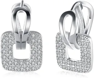 Fashion Champagne Gold Hoop Earrings for Women Sterling Silver Post Thick Gold Hoops Earrings for Women