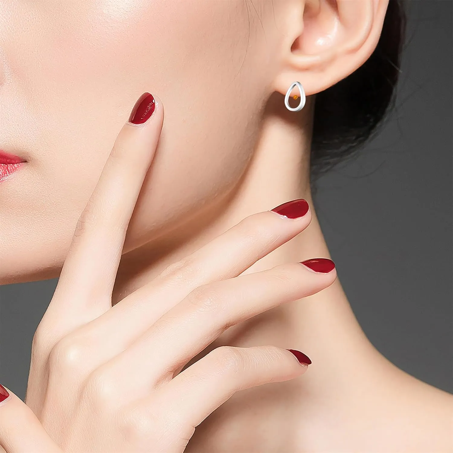 Fashionable Personalized Drop Shape Mustard Seed Earrings Hypoallergenic Materials Religious Beliefs Jewelry suitable for women