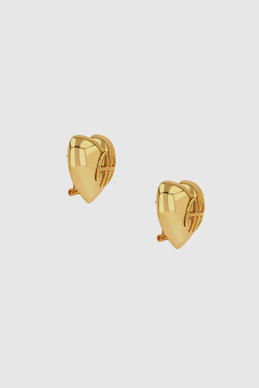 Heart Earrings Gold