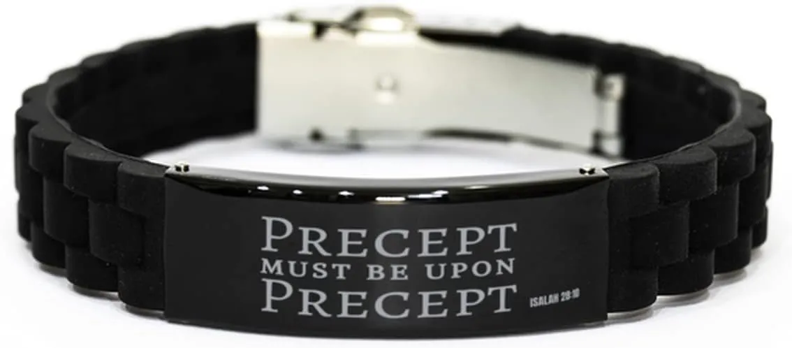Israel Prayer Glidelock Clasp Bracelet, Precept Upon Precept, Israel Prayer Gifts, Birthday Jewelry for Her Mother Daughter