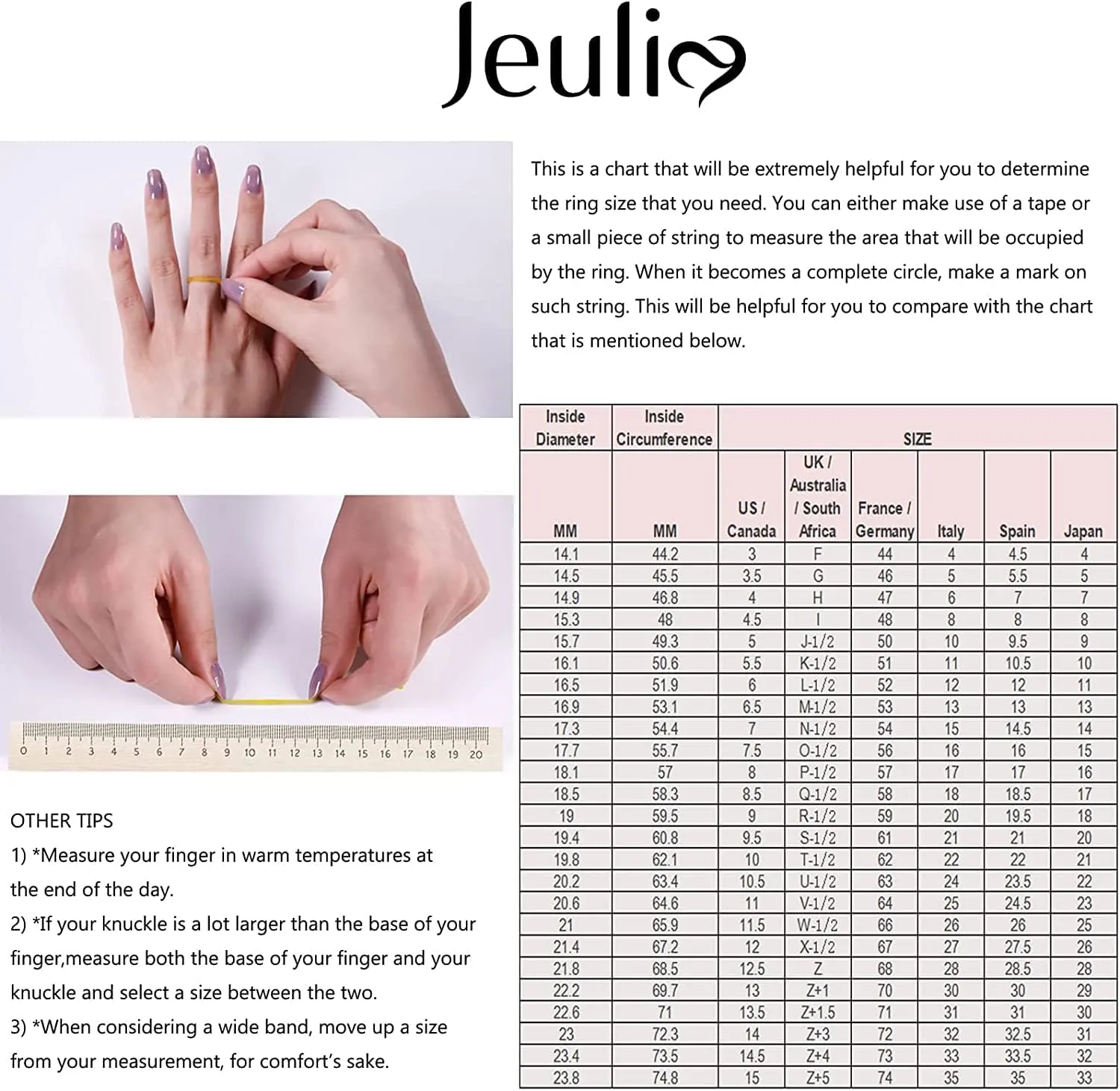 Jeulia Heart Cut Solitaire Silver Ring: Wrap Yellow Gold-Plated Platinum Cubic Zirconia Engagement Band Anniversary Promise Bridal Set Valentine's Jewelry Gift with Box