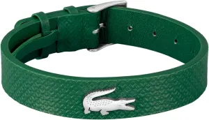 Lacoste.12.12 Leather Bracelet for Men - Easily Adjustable - Modern Design, Iconic Collection - Fashion Accessory - Gift for Him