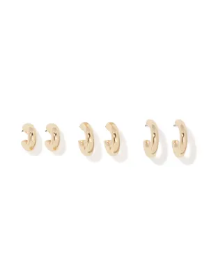 Meadow Hoop Earrings Multi Pack