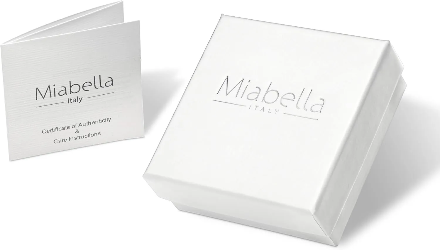 Miabella Italian 925 Sterling Silver, 18Kt Gold Plated 2.3mm Curb Cuban Link Chain Necklace Made in Italy