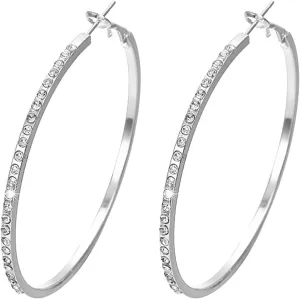 Minimalist Geometric Hoop Earrings for Women | Retro Modern Alloy Jewelry with Gold Plated Finish, Hypoallergenic Dainty Earring, Edgy Yet Elegant Gift for Daily Wear