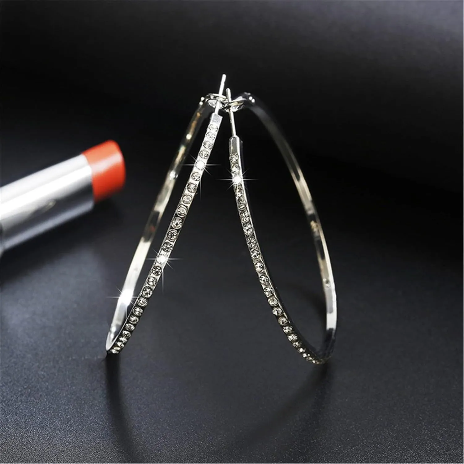 Minimalist Geometric Hoop Earrings for Women | Retro Modern Alloy Jewelry with Gold Plated Finish, Hypoallergenic Dainty Earring, Edgy Yet Elegant Gift for Daily Wear