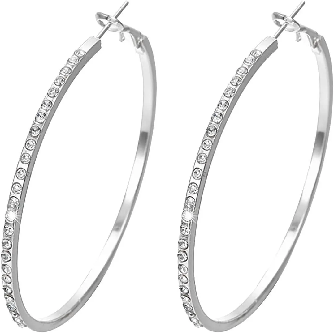 Minimalist Geometric Hoop Earrings for Women | Retro Modern Alloy Jewelry with Gold Plated Finish, Hypoallergenic Dainty Earring, Edgy Yet Elegant Gift for Daily Wear