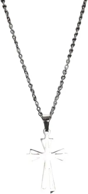 New 2025 Arrival Christian Amulet Cross Necklace For Women Men Stainless Steel Jesus Cross Pendant Choker Vintage Religious Jewelry 2025 With For You Accessories Trendy Creative Gift