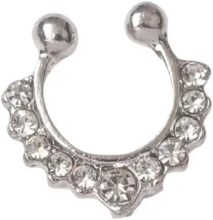 New 2025 Gift Fashion Non-Pierced Ear Cuff Crystal Clip Earrings For Women Simple Pearl Wrap Jewelry Findings Brincos Pendientes Trendy Accessories Creative