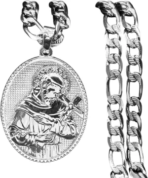 New 2025 Hip Hop Religion Stainless Steel Father Hold Cross Jesus Pendant Necklace For Men Silver Color Christian Amulet Jewelry Gift With For You Accessories Trendy Creative Gift