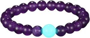 New 2025 Natural Stone Bracelet Yoga Luminous Glow In The Dark Charm Beads For Men Women Prayer Buddhism Jewelry Findings Fashion Trendy Accessories Creative Gift