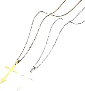 New 2025 Pretty Reckless Necklace Stainless Steel Cross Pendant Taylor Momsen Sign Symbol With For You Jewelry Fashion Accessories Creative Gift