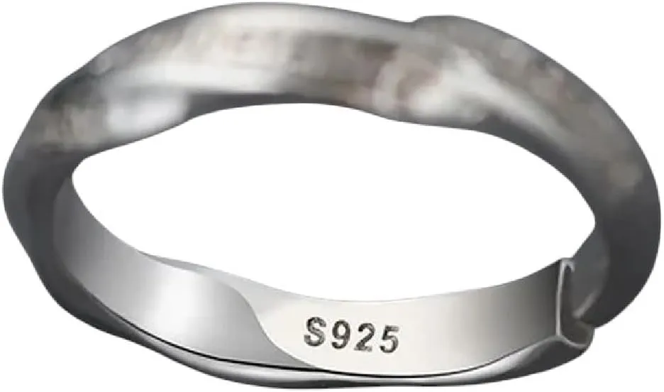 New 2025 Silver Plated Punk Hip Hop Rings Seven Virtues Ring For Men Faith Hope Charity Justice Fortitude Prudence Temperance Jewelry With You Accessories Trendy Best For Gift
