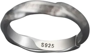 New 2025 Silver Plated Punk Hip Hop Rings Seven Virtues Ring For Men Faith Hope Charity Justice Fortitude Prudence Temperance Jewelry With You Accessories Trendy Best For Gift