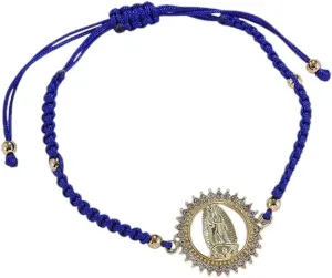 New 2025 Unisex Virgin Mary Of Guadalupe Adjustable Bracelet Fashionable Lucky Prayer Amulet Jewelry Religious For Men And Women Decoration Luxury Accessories Trendy For Women And Men