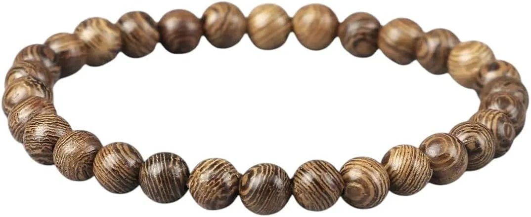 New 2026 Men Natural Wooden Buddhist Buddha Beads Bracelets Elastic Rope Women Prayer Lover Wristband Jewelry Gift Fashion Trendy Accessories Creative