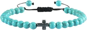 New 2026 Men's Natural Lava Rock Stone Bracelets Charm Tiger Eye Onyx Cross Beads Handmade Women Prayer Balance Bracelet Bangle Jewelry Fashion Trendy Accessories Creative Gift