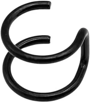 New 2026 Unisex Stainles Stell 1Pcs Punk Simple Ear Clip Cuff Wrap Earrings For Men Women Nose Ring-On Non Piercing Eardrop Body Jewelry Fashion Trendy Accessories Creative Gift For Women And Men