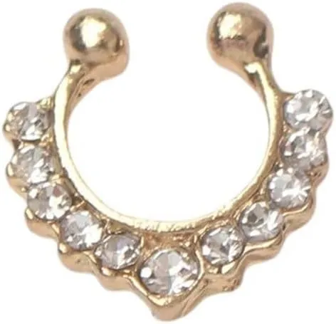 New 2026 Unisex Stainles Stell Gift Fashion Non-Pierced Ear Cuff Crystal Clip Earrings For Women Simple Pearl Wrap Jewelry Brincos Pendientes Trendy Accessories Creative For Women And Men