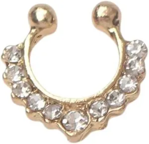 New 2026 Unisex Stainles Stell Gift Fashion Non-Pierced Ear Cuff Crystal Clip Earrings For Women Simple Pearl Wrap Jewelry Brincos Pendientes Trendy Accessories Creative For Women And Men