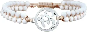 New 2026 Vintage Om Beaded Bracelets Symbol White Natural Stone Buddhist Prayer Bracelet Yoga Friendship Meditation Jewelry Fashion Trendy Accessories Creative Gift