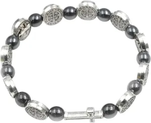 New For Trendy 2025 Catholic Rosary Bracelet St. Benedict Medal Cross Prayer Bracelets Beads Religion Jewelry Accessories Jewelry Fashion Accessories Creative Gift