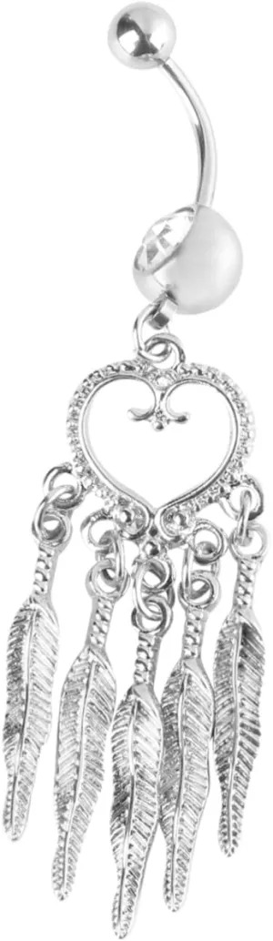 NOLITOY Cute Belly Button Ring Silver Claw Piercing Jewelry Stainless Steel Navel Ring Anti Fashionable Belly Decoration