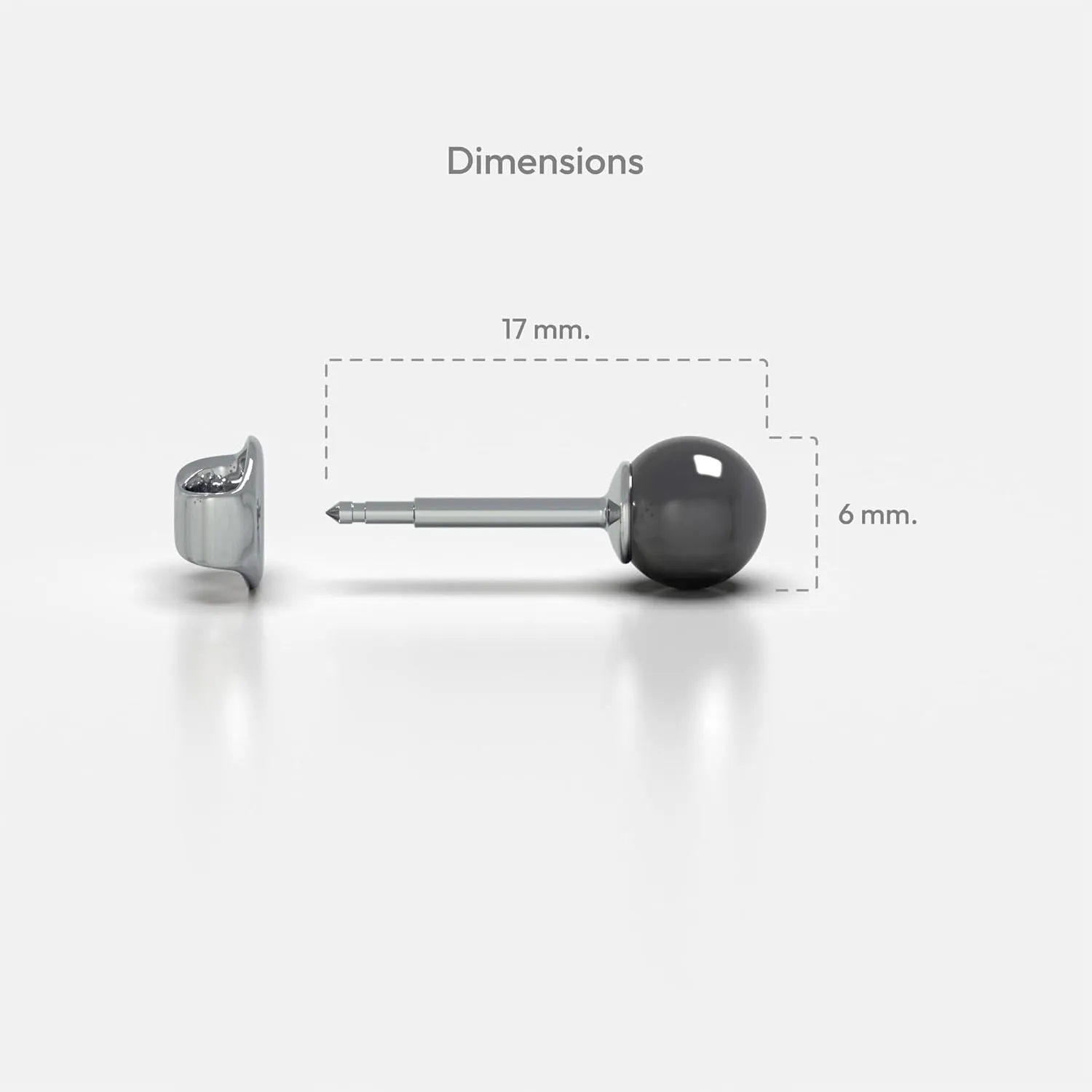 Pearl Stud Earrings for Women Hypoallergenic Jewelry Surgical Stainless Steel Women's Jewelry Gift