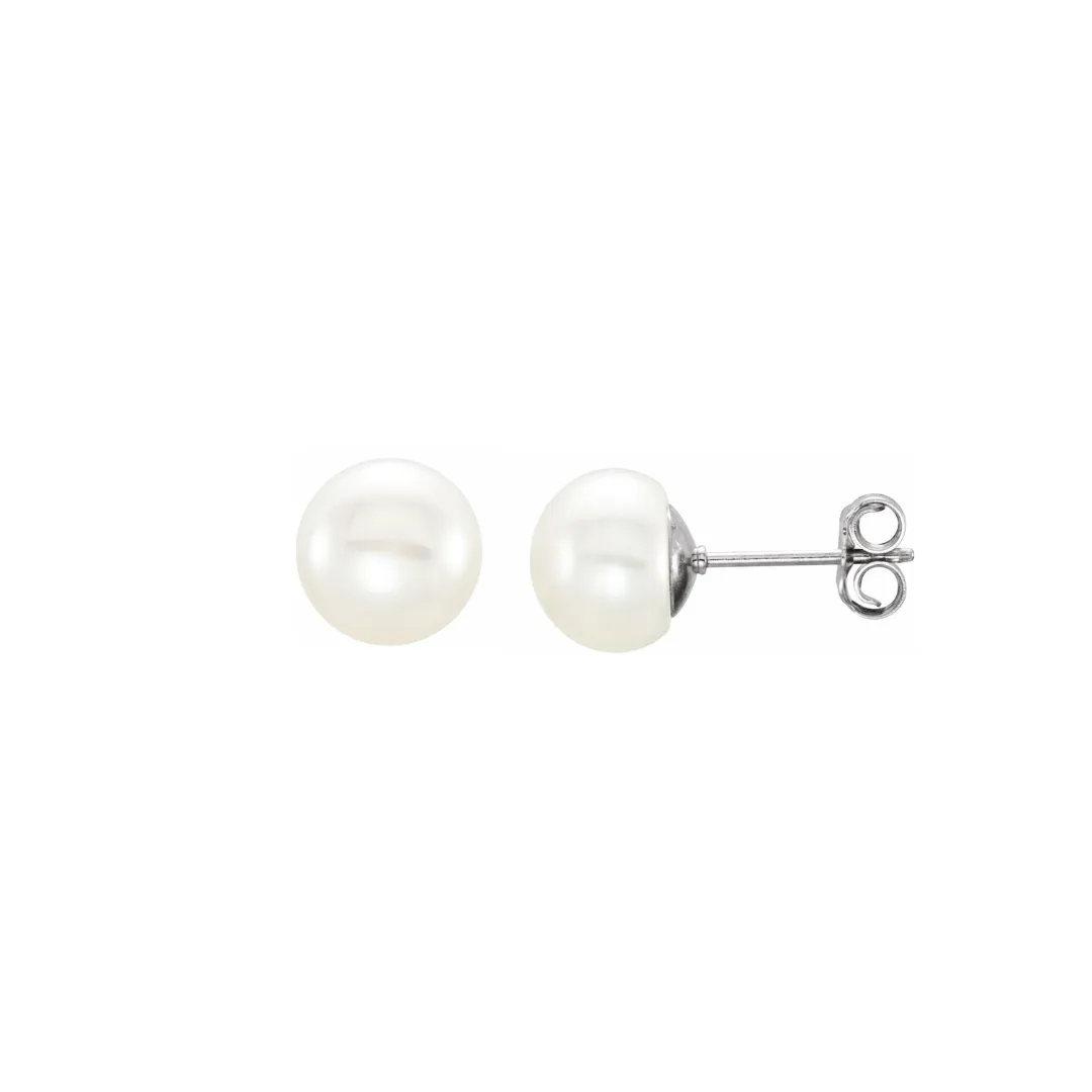 PEARL STUD EARRINGS